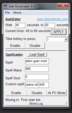 tibia safe runemaker